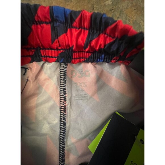 Boys XXS Navy Bolt Woven Athletic Shorts Dri-Fit Elastic Waist DSG - Picture 4 of 9